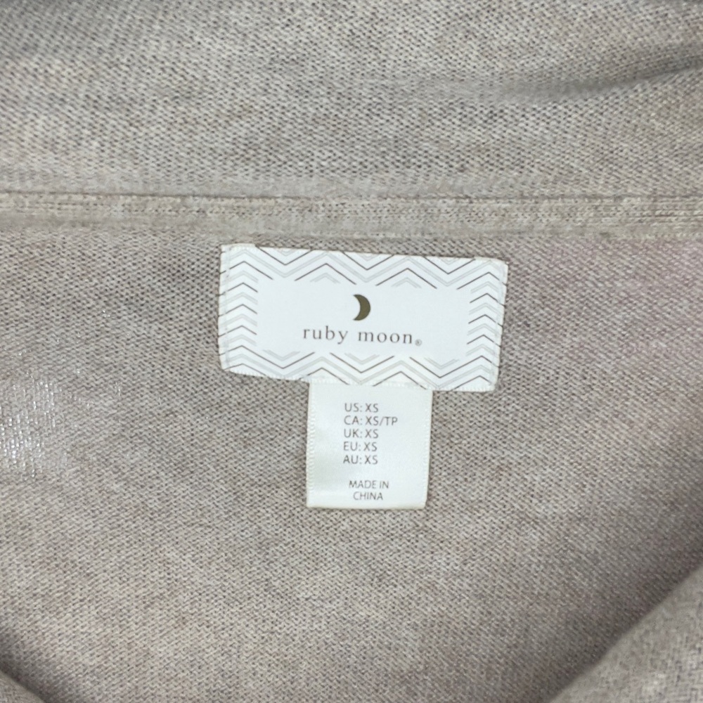 ANTHROPOLOGIE‎ RUBY MOON Off-Shoulder Shrug Sweater Tunic - Picture 9 of 14